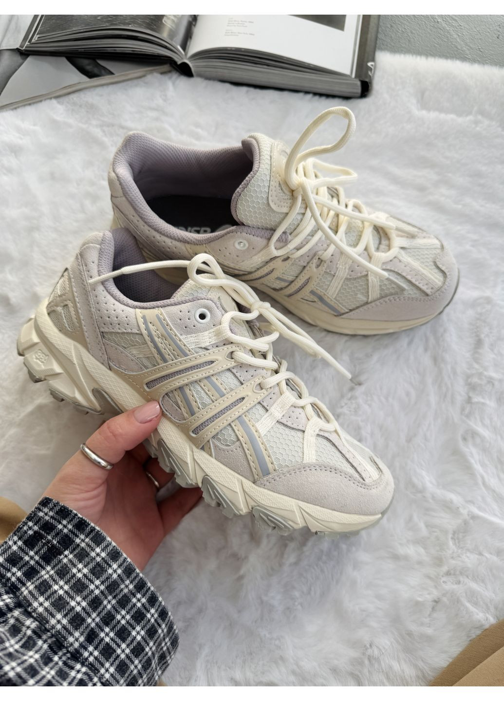 КРОССОВКИ ЖЕНСКИЕ ASICS GEL-SONOMA 15-50 BEIGE АСИКС ГЕЛЬ СОНОМА 15-50 No Brand бежевые демисезоны (367171484)