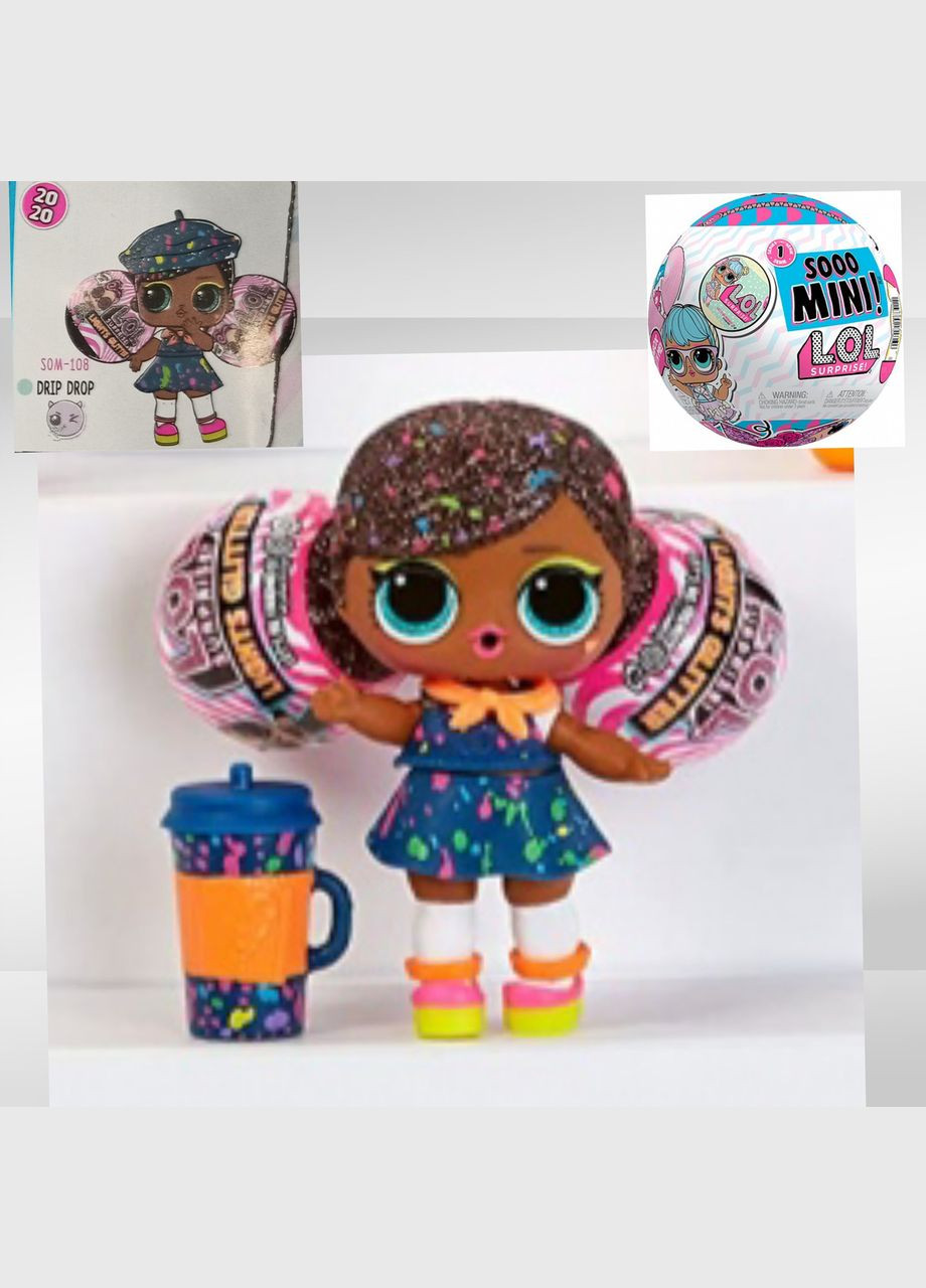 Ігровий набір Lol SURPRISE! Drip drop з лялькою серії Sooo Mini Крихітки 588412 лялька лол color change glitter L.O.L. Surprise! (323480875)