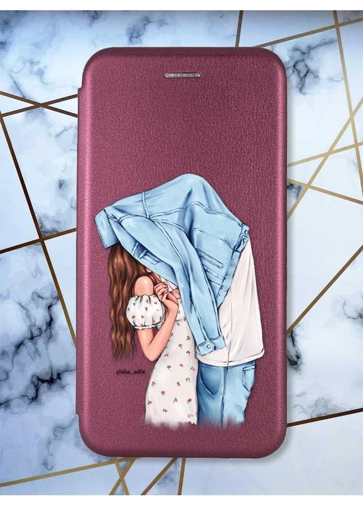 Чехол-книжка на Xiaomi Redmi Note 12 Поцелуй (принт 33) Creative (360664460)