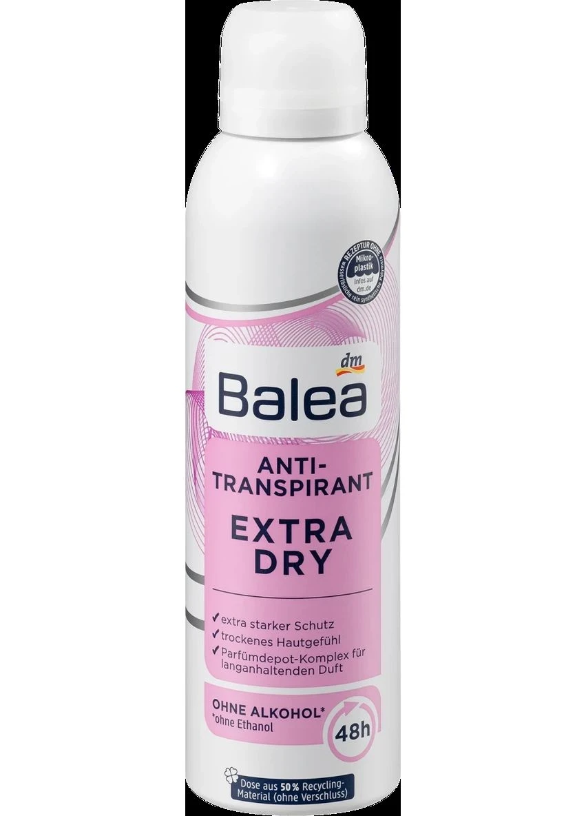 Антитранспирант Deo Spray Antitranspirant Extra Dry, 200 ml Balea (366569413)
