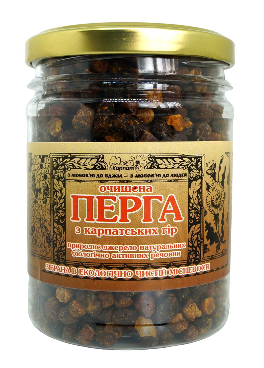 Перга очищенная (пчелиный хлеб) 170г. " " атеросклерозах, инфарктах миокарда, инсультах, стенокардия. Мед Карпат (366819857)