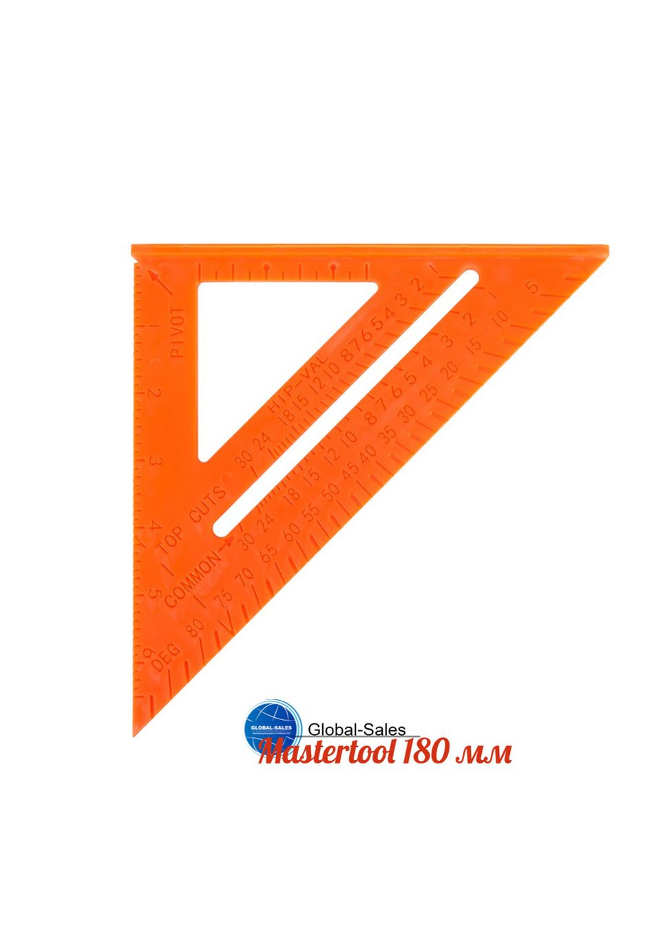 Косинець теслі 180 мм пластиковий (30-3516) Mastertool (341533304)