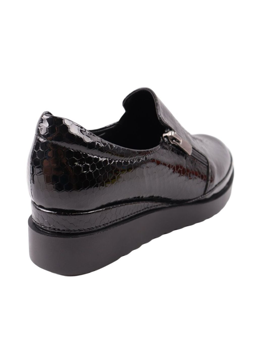 Kesim Туфли женские на платформе черные натуральная лаковая кожа черный з, турция — (304060061)