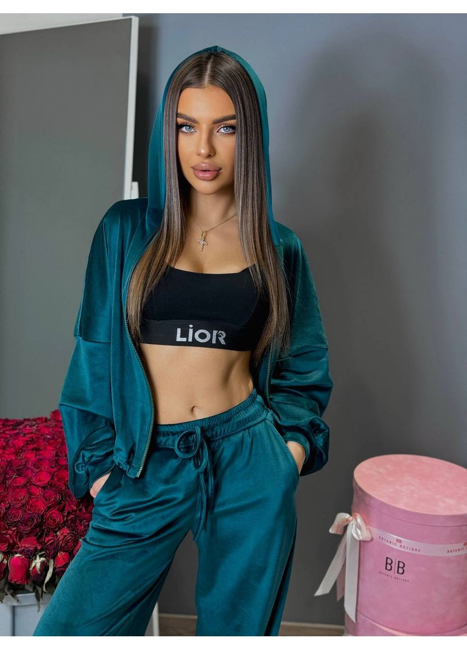 Велюровий жіночий костюм Fashion (361269005)