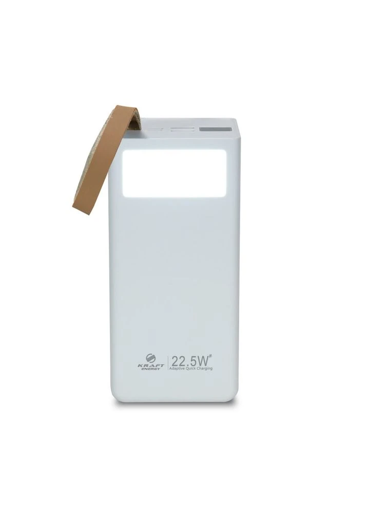 Повербанк 50000mAh Power Bank TPB-2350 White 22.5W QC3.0 LED-ліхтар (43-00038) Kraft (382712938)