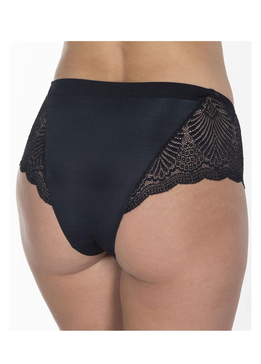 Труси жіночі міді Josephine 46/XXL Black (чорний) (арт 018 30 02) Effetto (295262107)