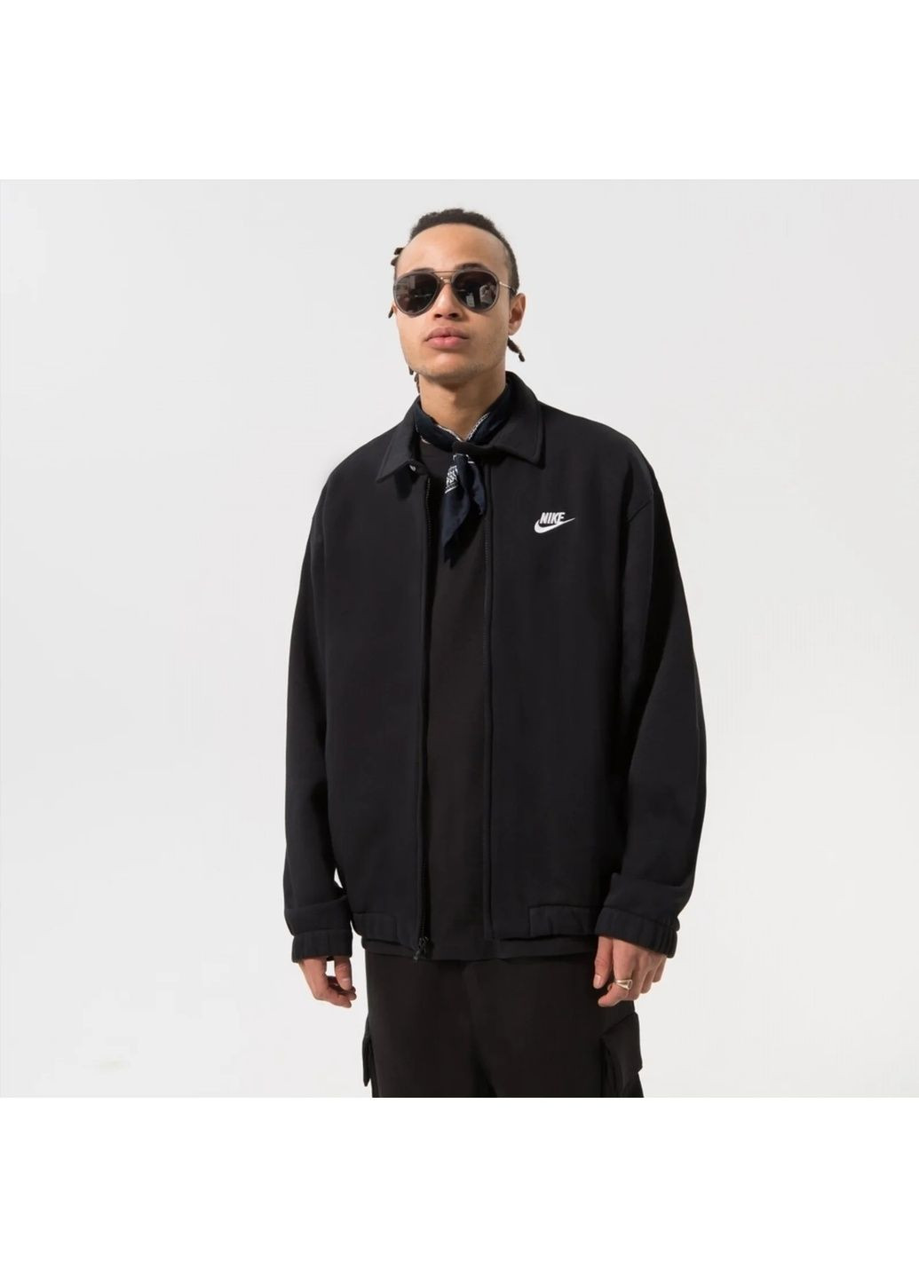 Черная куртка мужская club bb harrington jkt black Nike