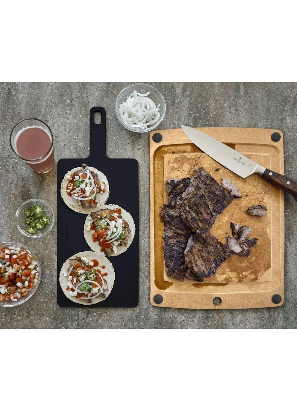 Разделочная доска Epicurean Handy (размер L) 356 x 190 x 4,8 мм Черная No Brand (332636521)