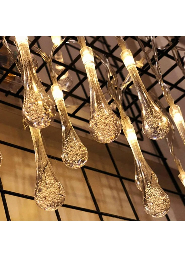 Гірлянда діодна нитка "Крапельки води" 20 LED 2 м батарейка + USB Po Fanu (388664409)
