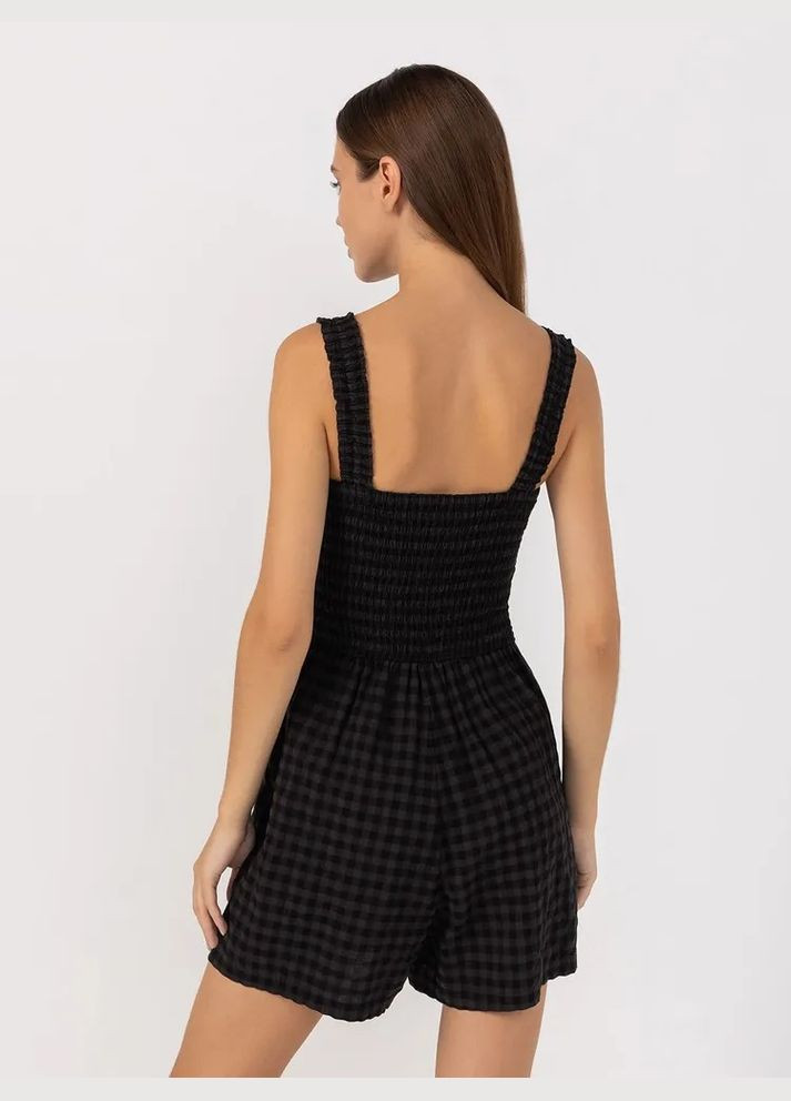 Комбінезон H&M клітинка сірий повсякденний бавовна