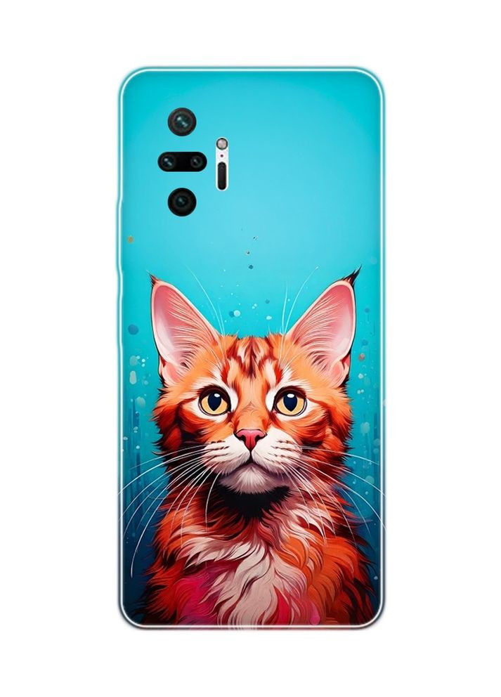 Чехол на Xiaomi Redmi Note 10 Pro/10 Pro Max Кошка (принт 408) Creative (356122115)