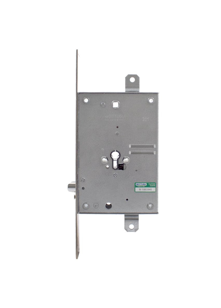 Замок для дверей Art. 84971D8B0B 4 - ригеля з засувкою, під циліндр, під тяги правий Mottura (322520100)