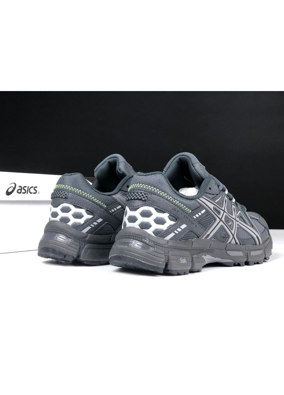 Серые демисезонные темно серые с зима-термо мужские кроссовки No Brand