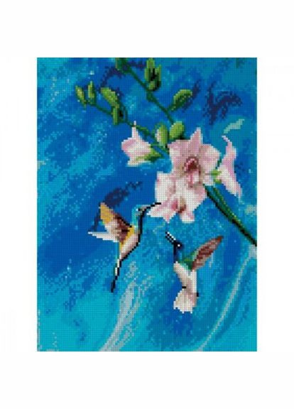 Алмазная мозаика "Колибри в небесах" Strateg (318018835)