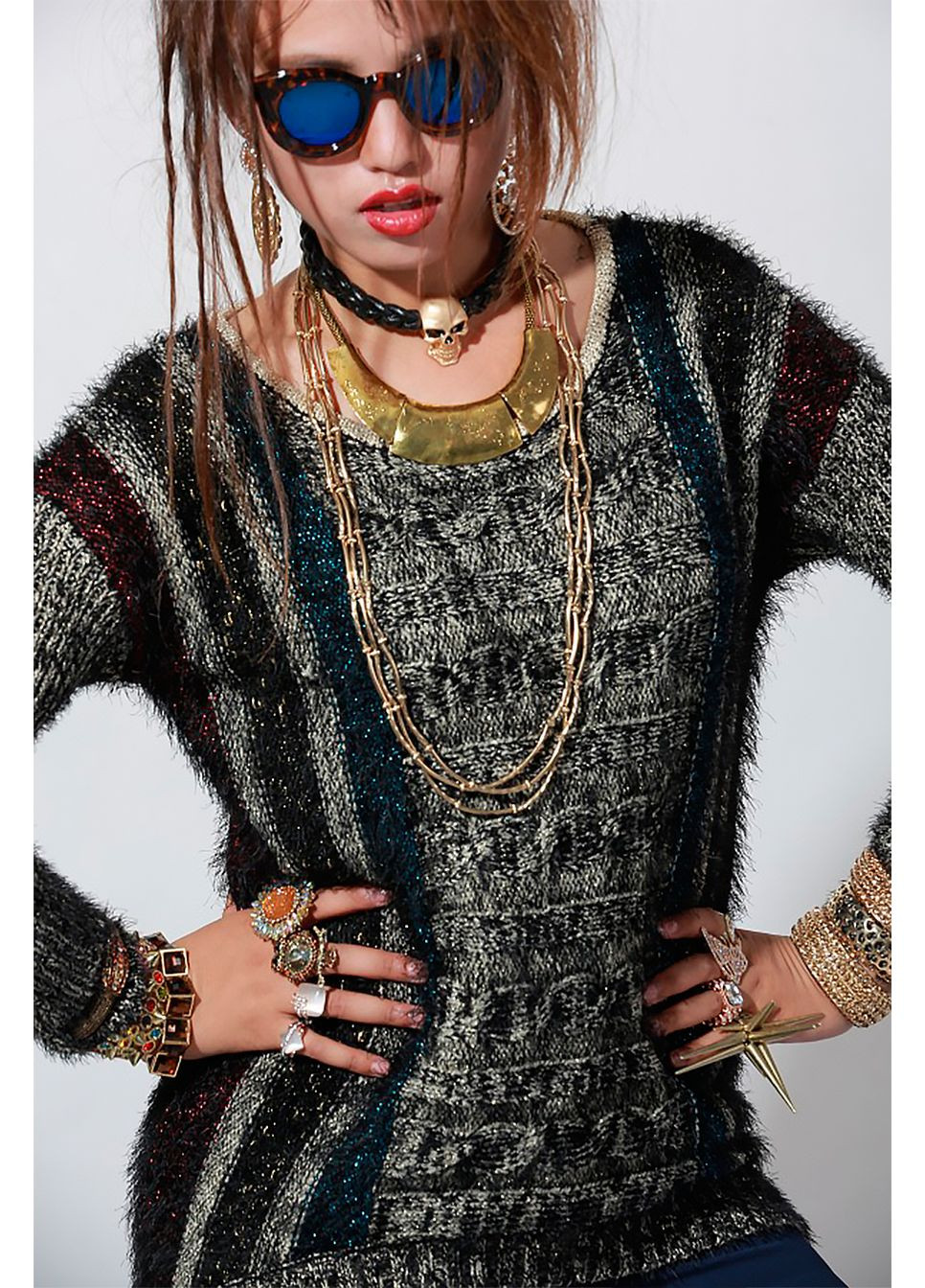 Серый демисезонный женский демисезонный свитер lw-835314 серый Lowett