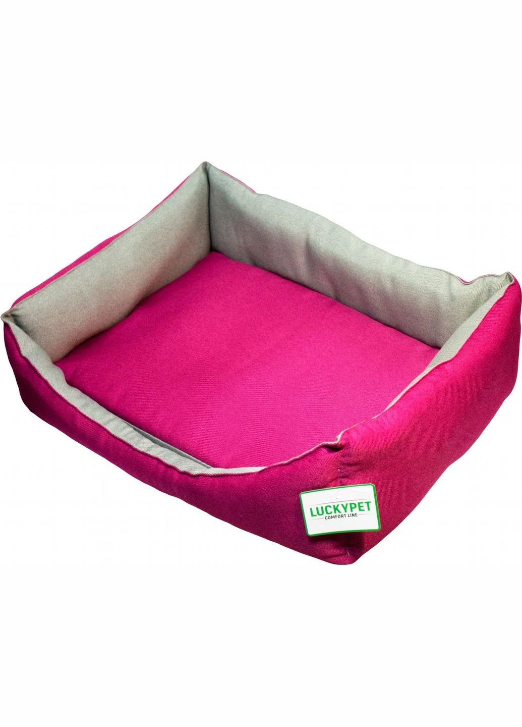 Лежак для собак Тобі №4 60 x 90 x 22 см Фуксія (4820224212821) Lucky Pet (279572480)