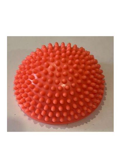 Массажная полусфера балансировочная киндербол 16 см оранжевая No Brand (350313394)