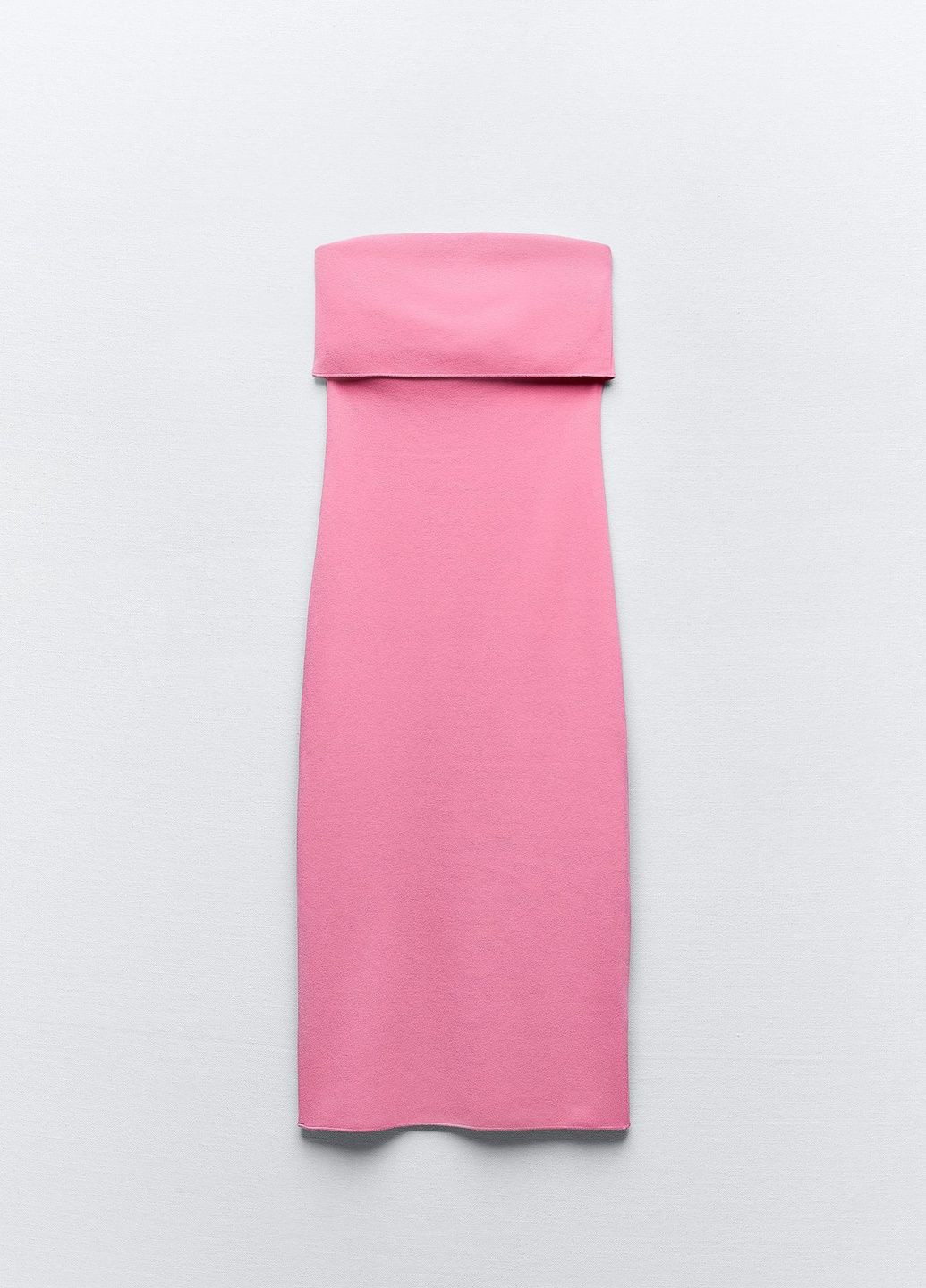 Розовое повседневный платье Zara однотонное