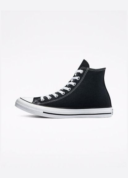 Чорні кеди chuck taylor all-star hi black No Brand