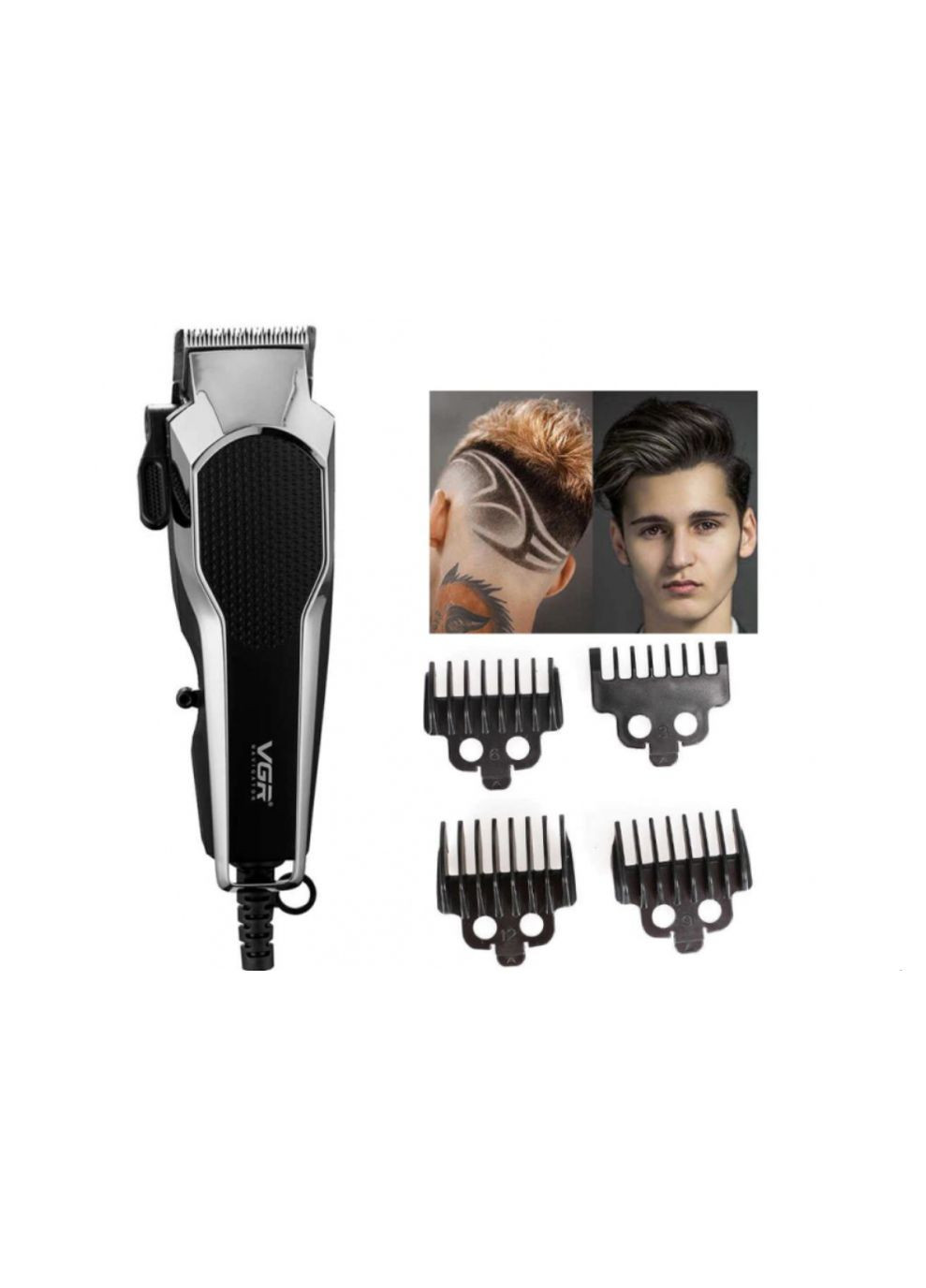 Профессиональная машинка для стрижки волос с насадками V-130 | триммер для волос - Уход за телом VGR (342369366)