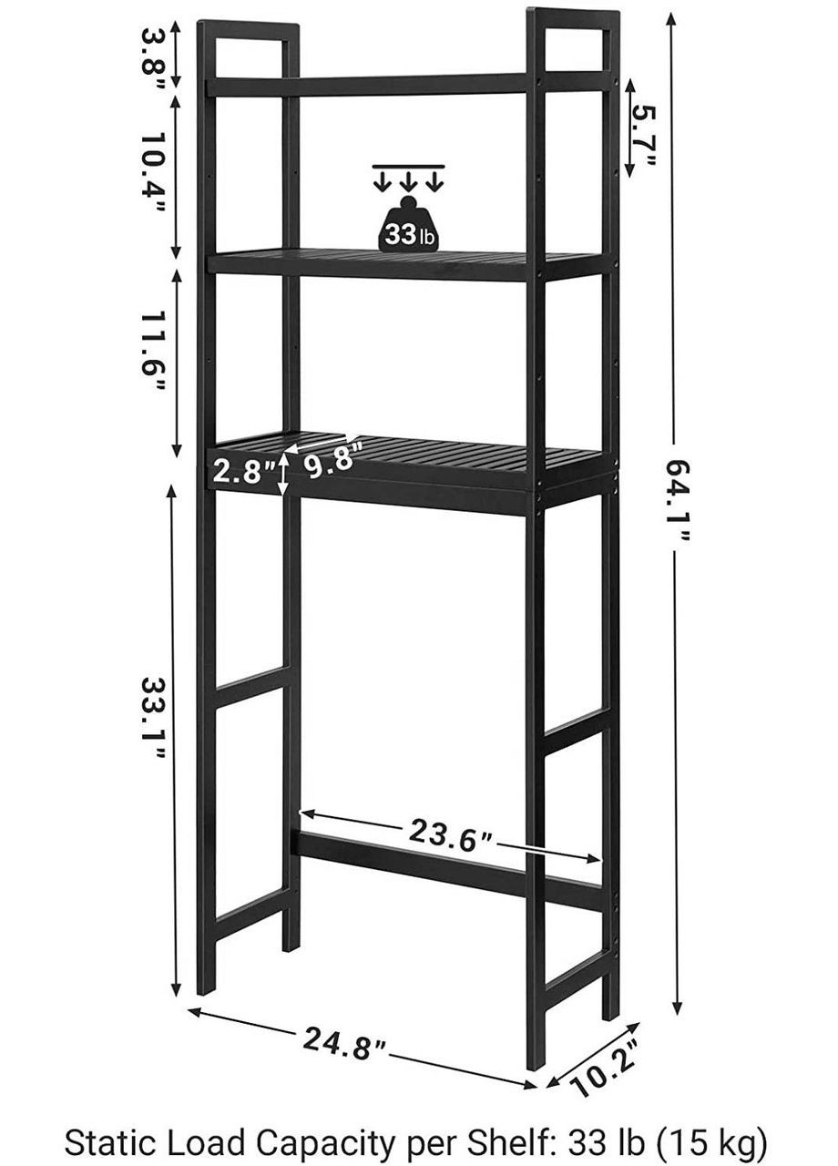 Стелаж над унітазом з дерева Рамта капучино (СУТ-000809) No Brand (328293137)