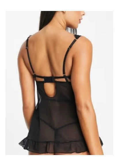 Черный демисезонный комплект эротического белья Hunkemoller