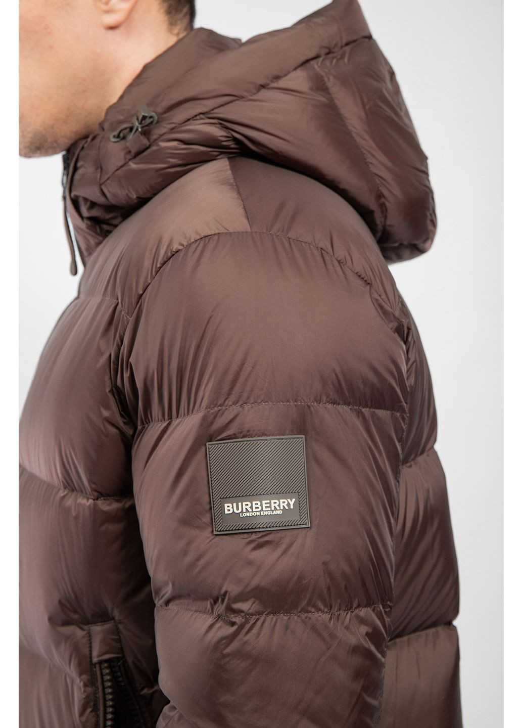 Коричневий зимній Пуховик Burberry