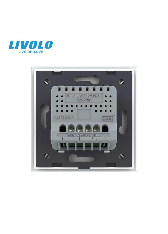 Бездотиковий вимикач 1 сенсор білий Sense (VL-C7FCU1-2WP) Livolo (371260499)
