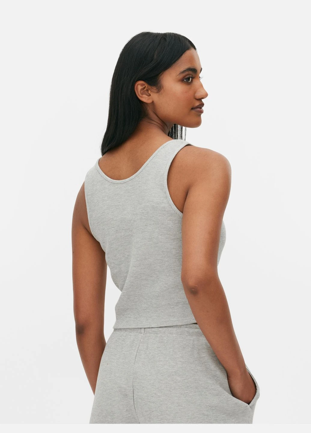 Топ лето,светло-серый меланж, Primark (329850681)