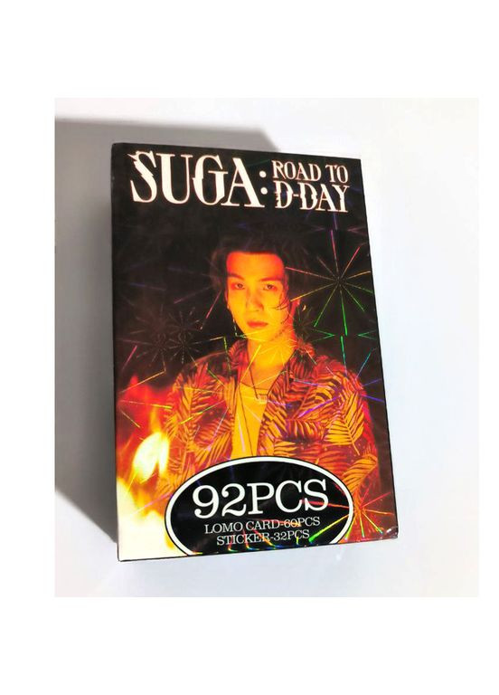 Ломо карты Шуга Suga BTS Мин Юнги БТС 92 карточки голограммные (LK_001) No Brand (327003211)