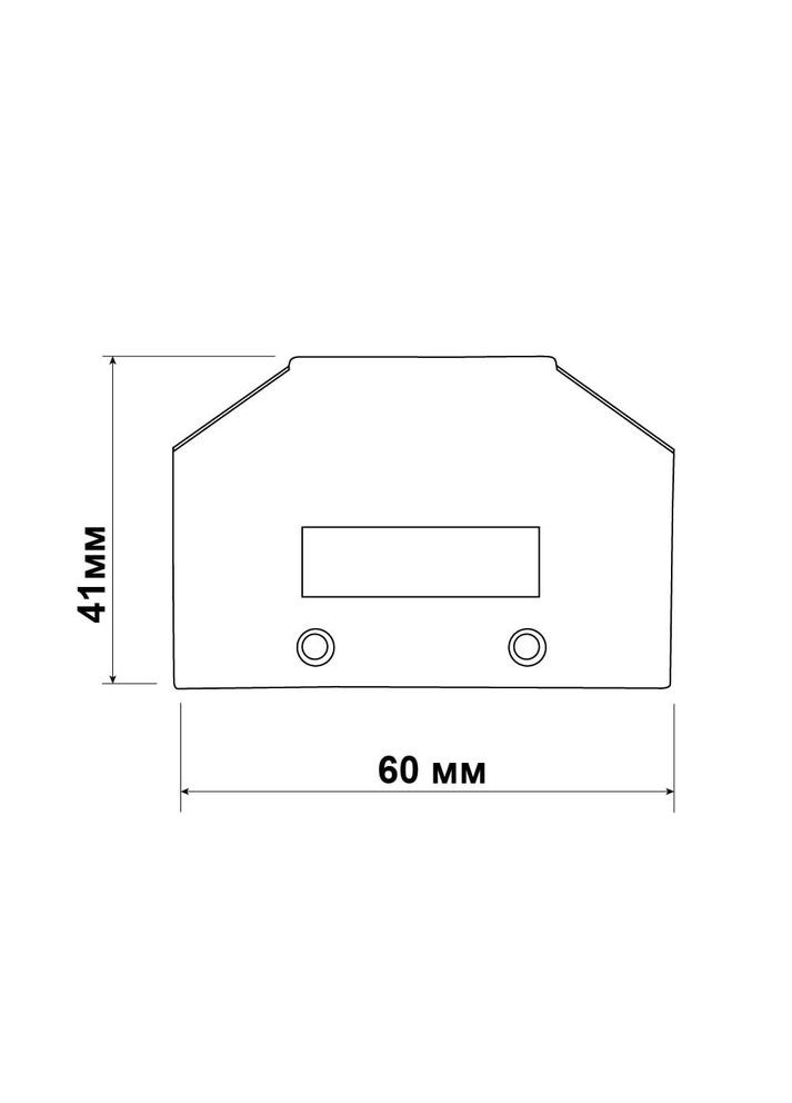 Заглушка DTC-E чорна (комплект 2шт) Violux (365651392)