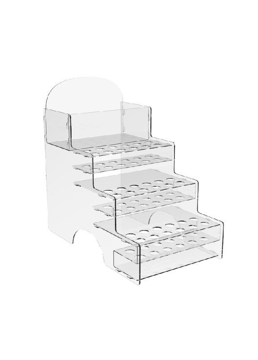 Подставка для пробников и сашетов из акрила 164х284х272. Ekostar (367609142)