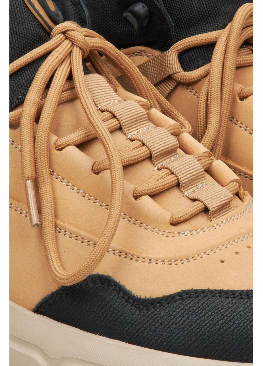 Светло-оранжевые осенние ботинки, цвет рыжий Estro