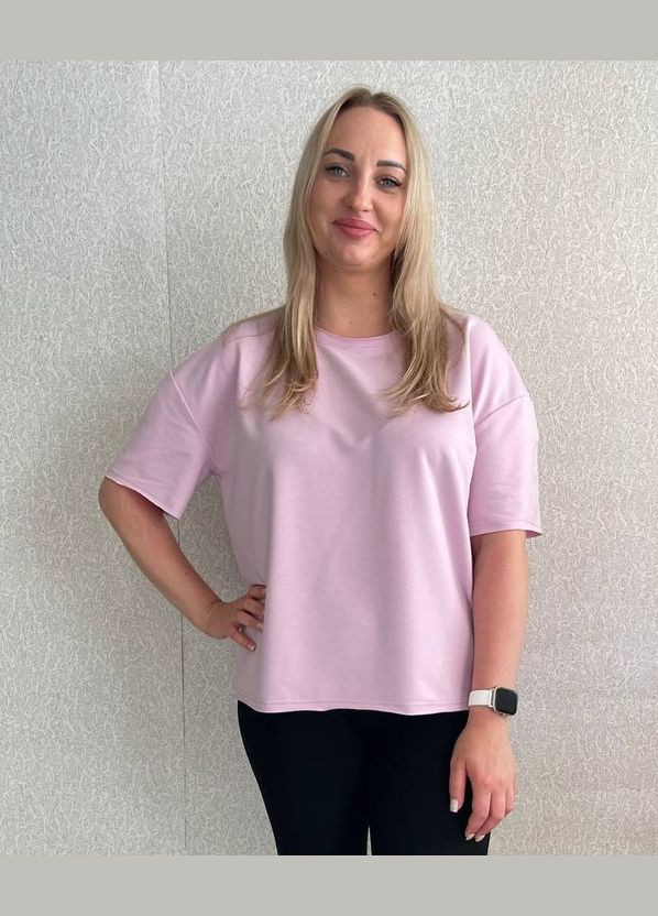 Жіноча футболка оверсайз лавандова Capricious 150 - (337515093)