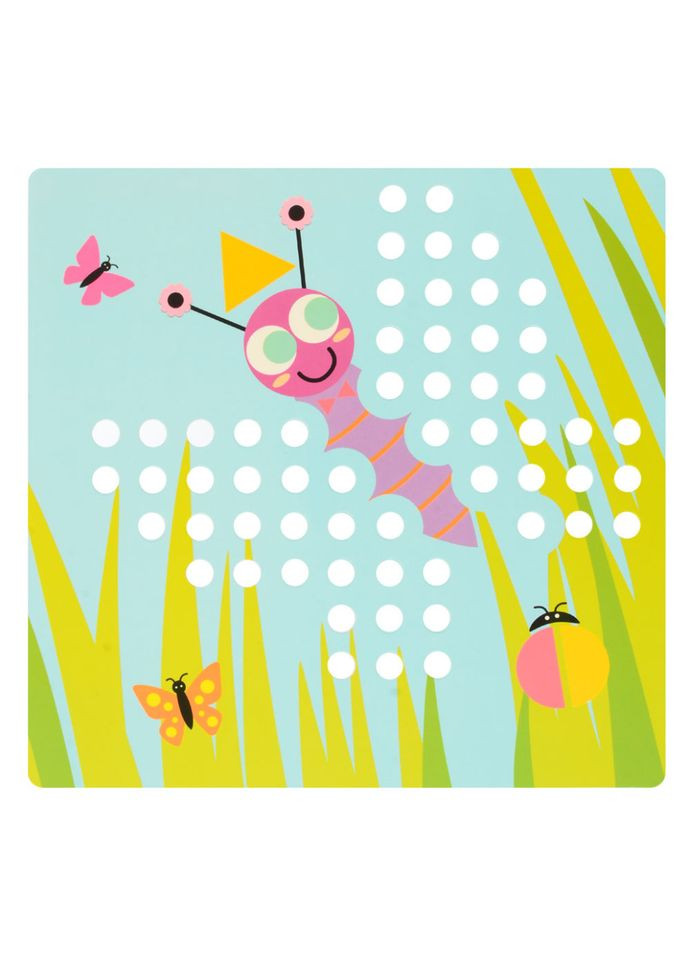 Детская мозаика с трафаретами животных M7E, 240 деталей (6 цветов) QML (315812966)