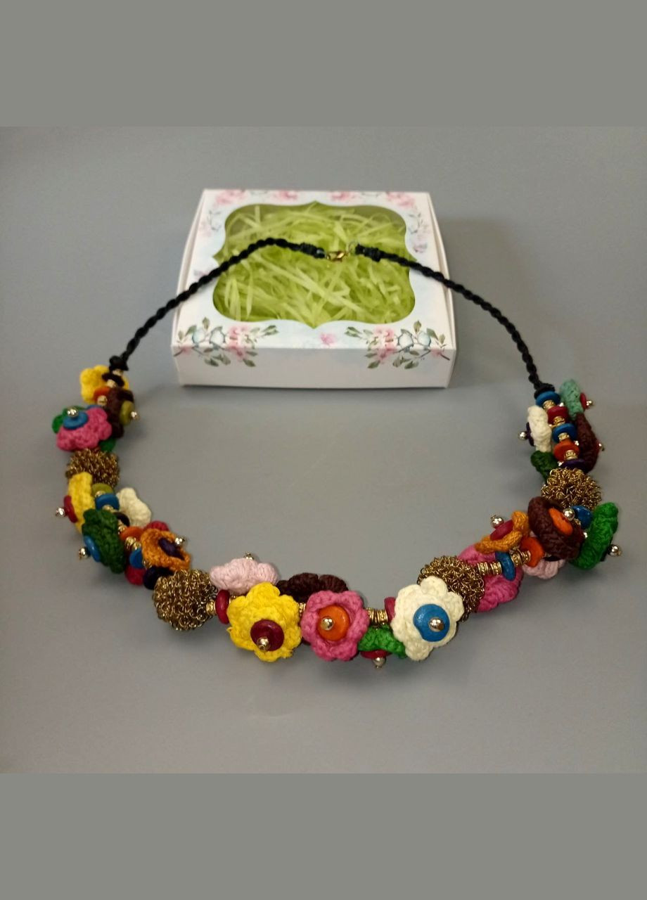 Намисто ручної роботи в стилі бохо в подарунковій упаковці+подарунок No Brand (338433305)