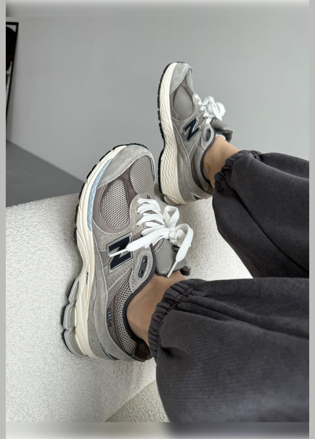 Серые демисезонные кроссовки мужские No Brand