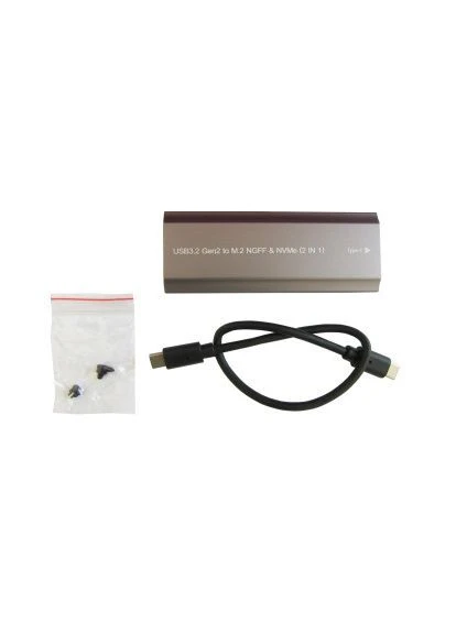 Внешний карман M.2 SSD NVMe/SATA combo USB3.2 GEN2 USB-C (DM-CAD-SSD05) Dynamode (397284074)
