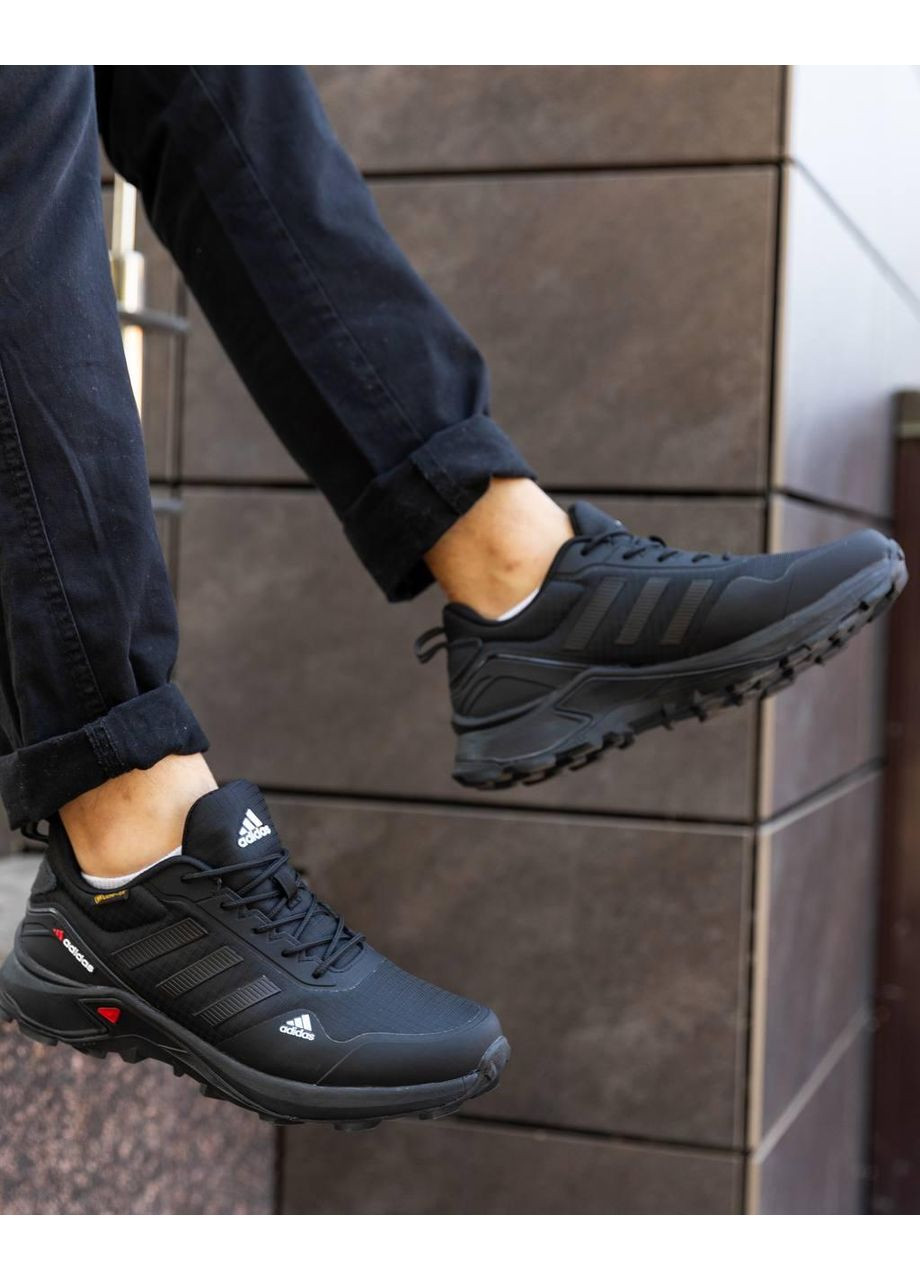 КРОССОВКИ ЖЕНСКИЕ ADIDAS TERREX GORE-TEX BLACK АДИДАС No Brand чёрные демисезоны (367174866)