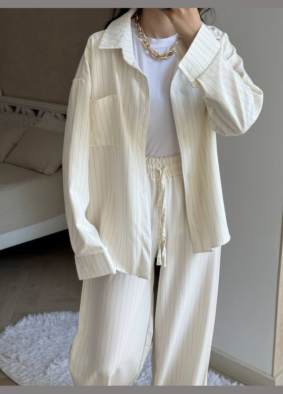 Женский костюм двойка в полоску No Brand С817-220 (342371590)