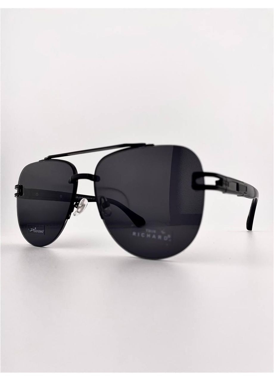 Краплі Авіатори Сонцезахисні окуляри TR9502 Col 01-P1 Polarized з Поляризацією Thom RICHARD (350886909)