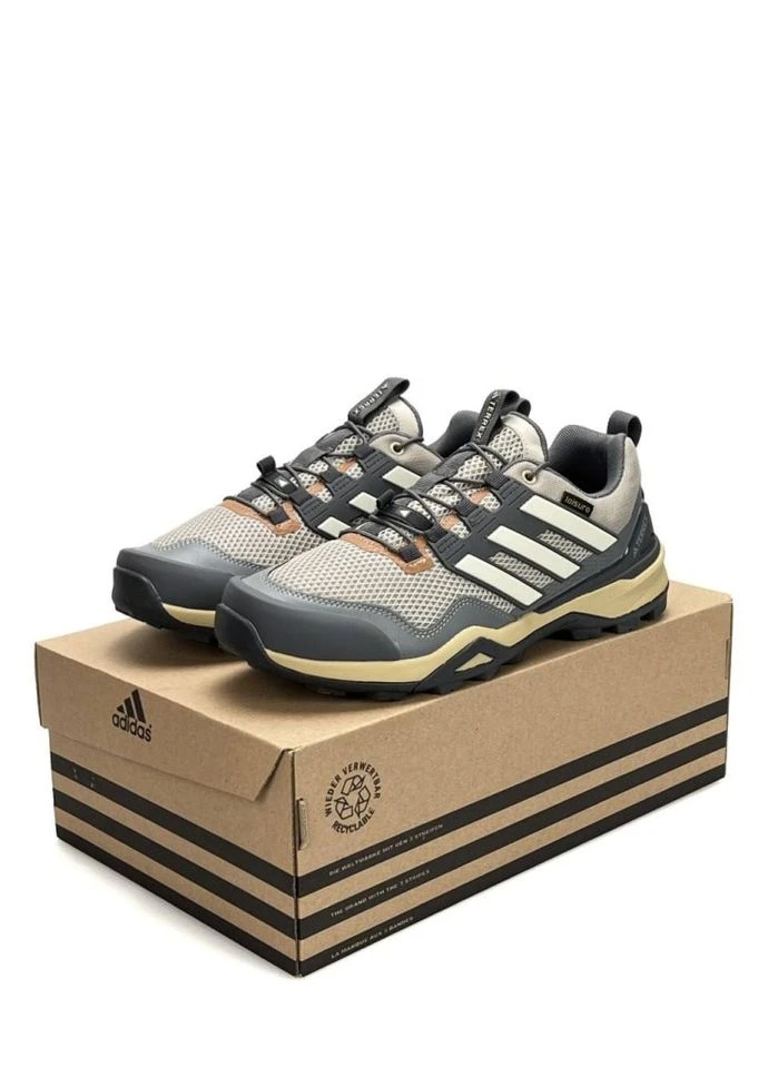 Серо-бежевые кроссовки grey beige No Brand Terrex Skychaser