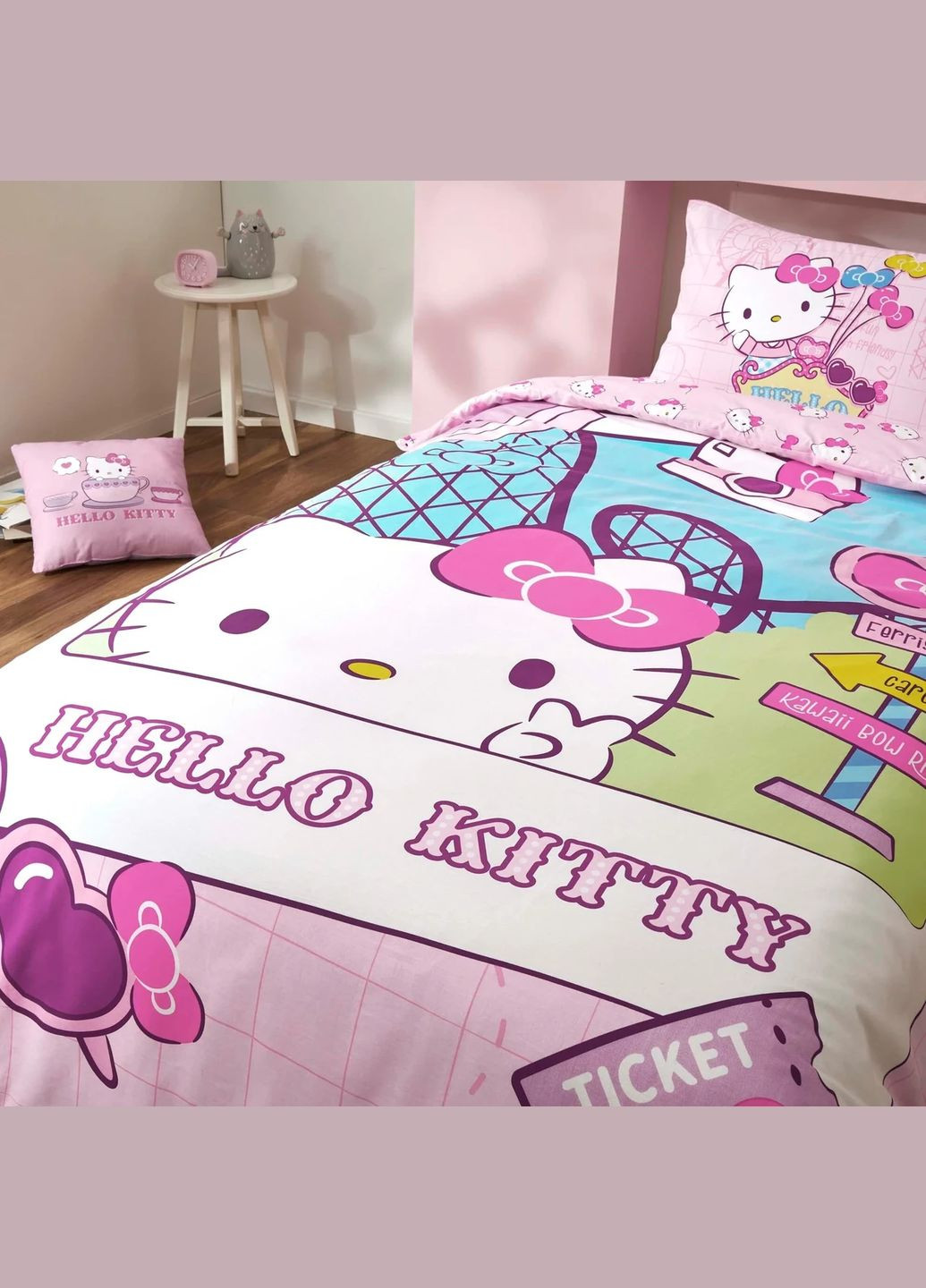 Постільна білизна Disney 160×220 см Hello Kitty Travel Tac (318387201)