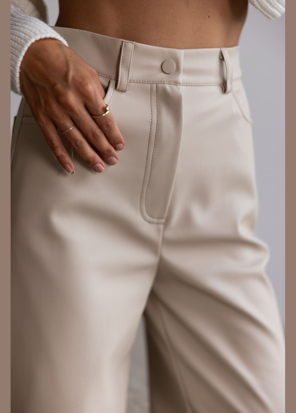 Кожаные брюки Larionoff (317224437)