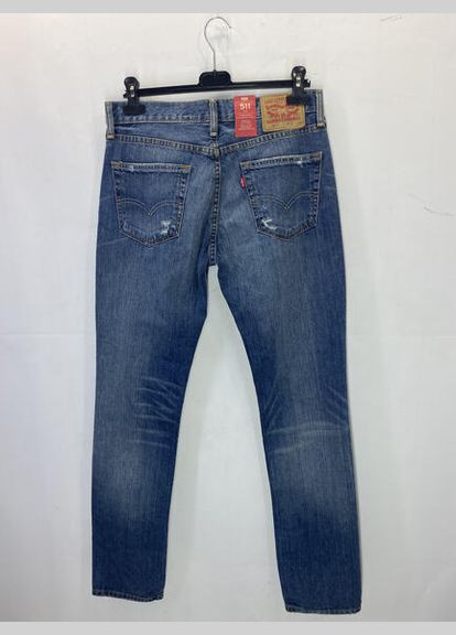 Голубые демисезонные зауженные джинсы 511 SLIM Levi's