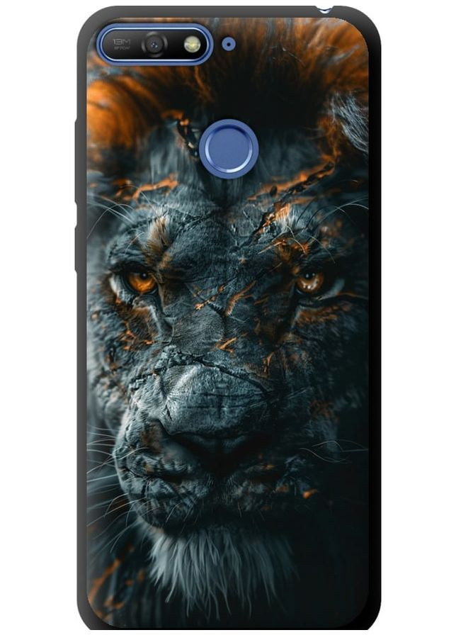 TPU чехол 'Пламенный лев' для Endorphone Huawei Y6 Prime 2018 (297659329)