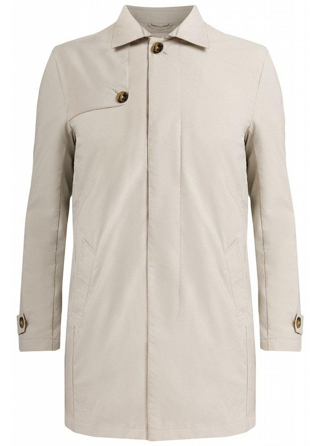 Плащ B20-21039-702 Finn Flare макинтош на пуговицах прямой (356475486)