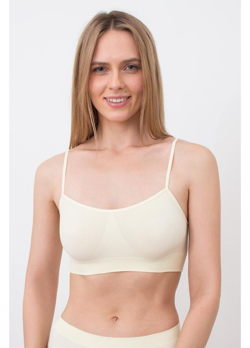 Безшовний топ на тонких бретелях Giulia TOP WITH STRAPS (366882876)