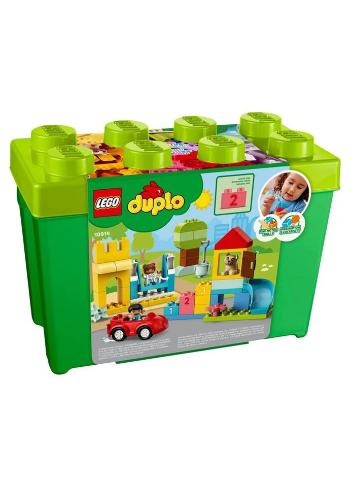 Конструктор DUPLO Classic Большая коробка с кубиками 85 деталей (10914) Lego (281425519)