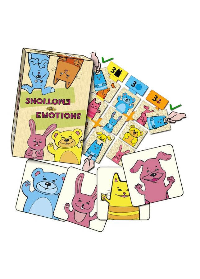 Настільна карткова гра "Emotions" MKZ0810 склад першим ряд Майстер (306435647)